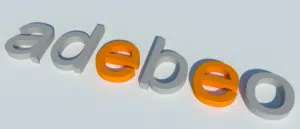 Logo adebeo avec SketchUp Kerkythea