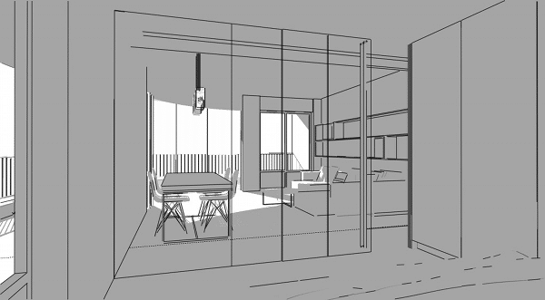plan de coupe imaginaire
