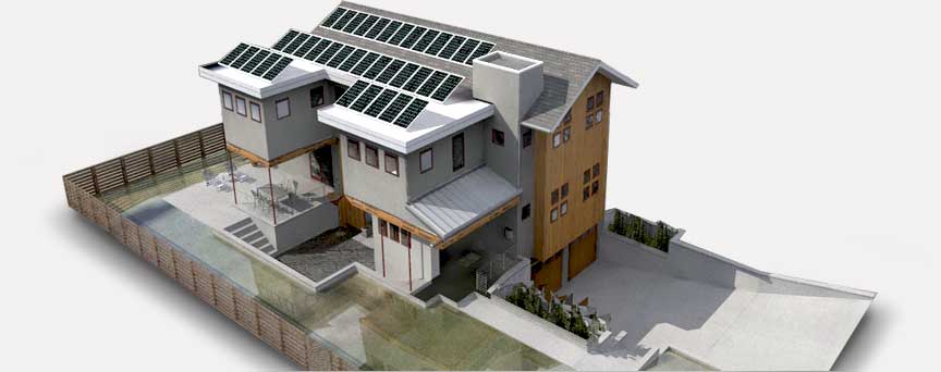 Exemple de rendu sur SketchUp Pro avec Skelion