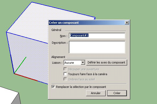 création composants