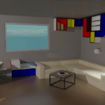 agencement décoration SketchUp