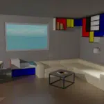 agencement décoration SketchUp