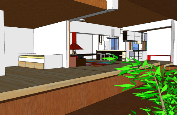 maison rendu SketchUp