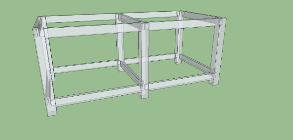 meuble SketchUp transparence