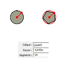 cercle et polygone