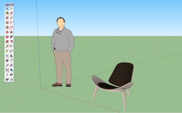 chaise ch07 SketchUp