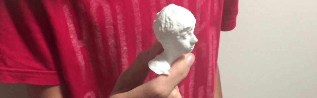 Selfi 3D avec 123D catch, Meshmixer et une MakerBot