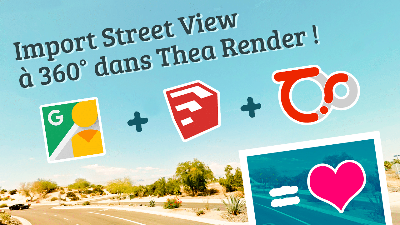 INSERT A 360° IMAGE in Thea Render 