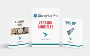 Pack Adebeobois + : SketchUp, E-learning Bois et pack extensions VMS_Up