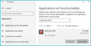 changer mettre SketchUp français langue