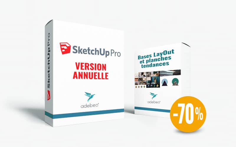 Pack Annuel SketchUp + E-learning LayOut