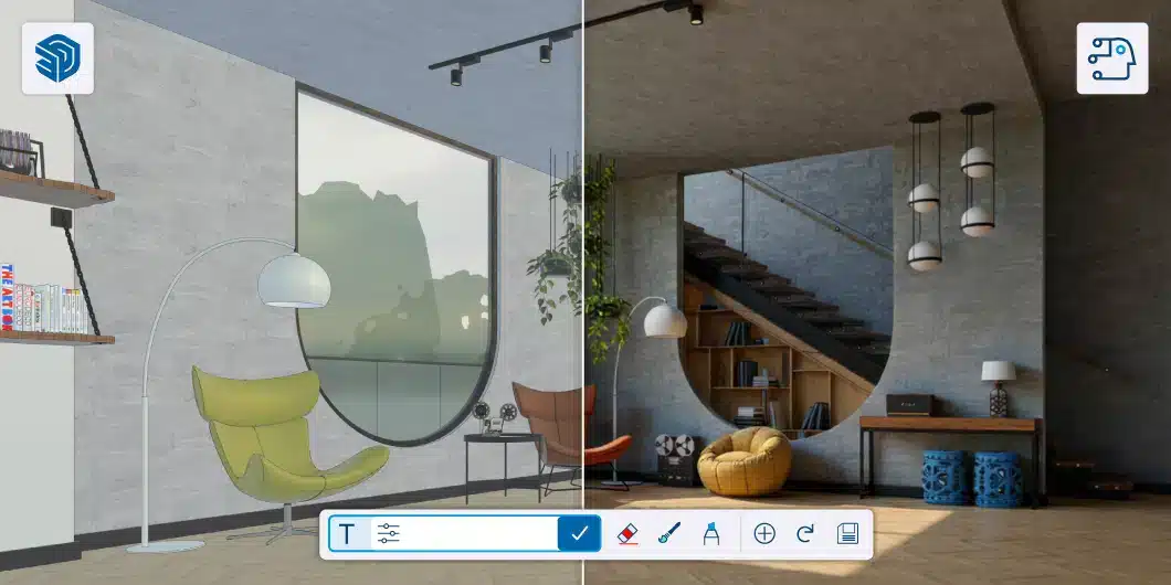 SketchUp Diffusion : le moteur de rendu IA intégré à SketchUp