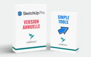 Licence annuelle SketchUp Pro avec une extension Simple Tools inclus