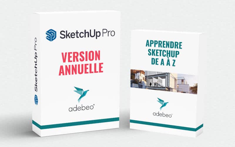 Produit Pack SketchUp Pro et E learning Apprendre SketchUp à A et A