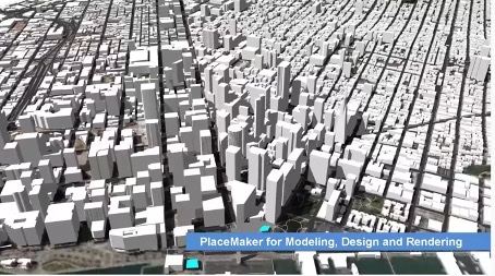 PlaceMaker du logiciel SketchUp permet d’importer des villes en 3 dimensions dans le logiciel d’architecture. Gagnez en efficacité et en effet photo-réaliste grâce à cette extension