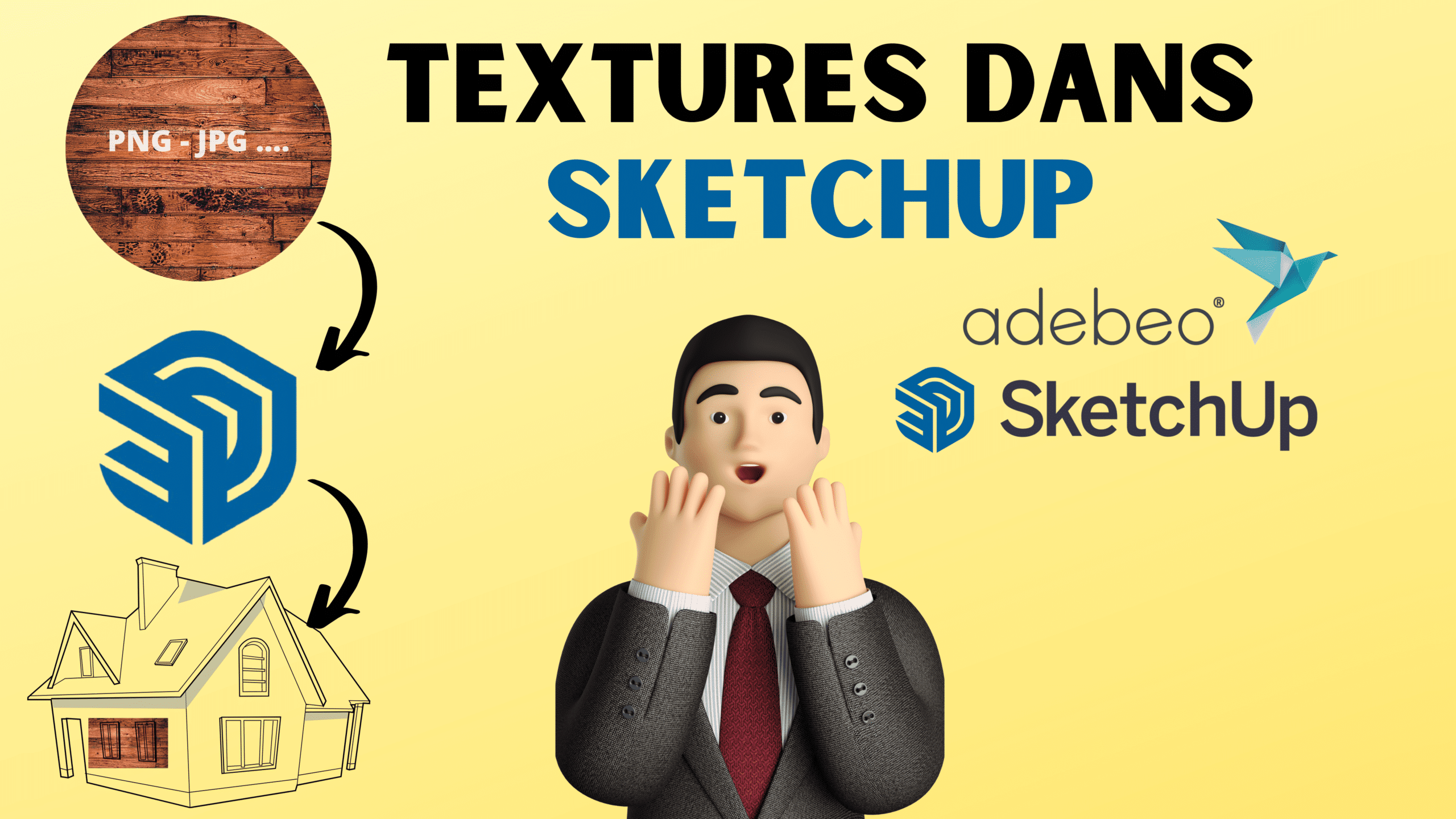 Adebeo Transférer vos textures dans SketchUp facilement !