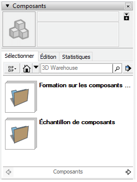 Fenêtre composant 3D Warehouse SketchUp Pro
