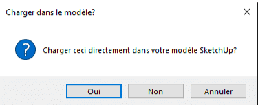 Validation téléchargement 3D Warehouse SketchUp Pro