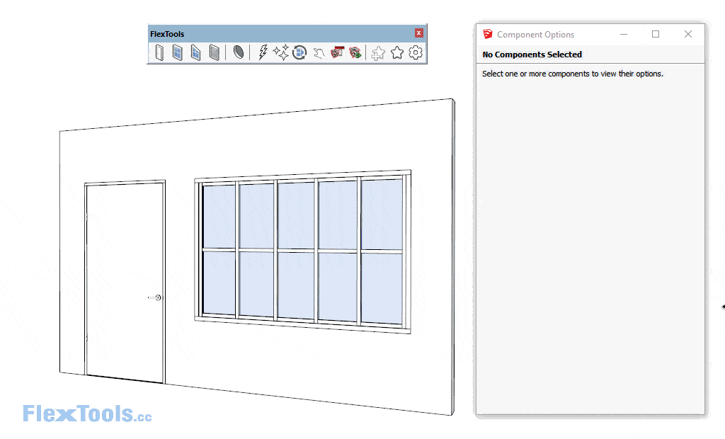 Flextools, extension du logiciel SketchUp, s'adapte parfaitement aux processus de design interactif