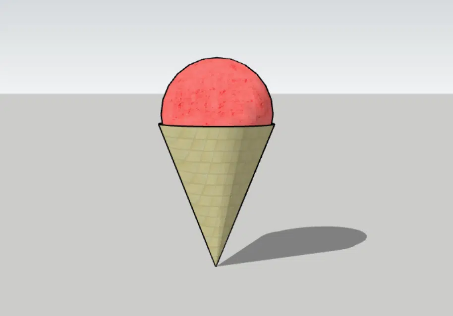 Tutoriel SketchUp Comment faire un cône dans SketchUp Formation