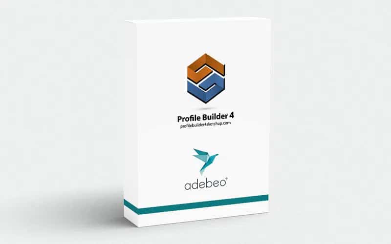 Boîte du plugin Profile Builder 4 pour SketchUp par Adebeo, outil de modélisation avancée