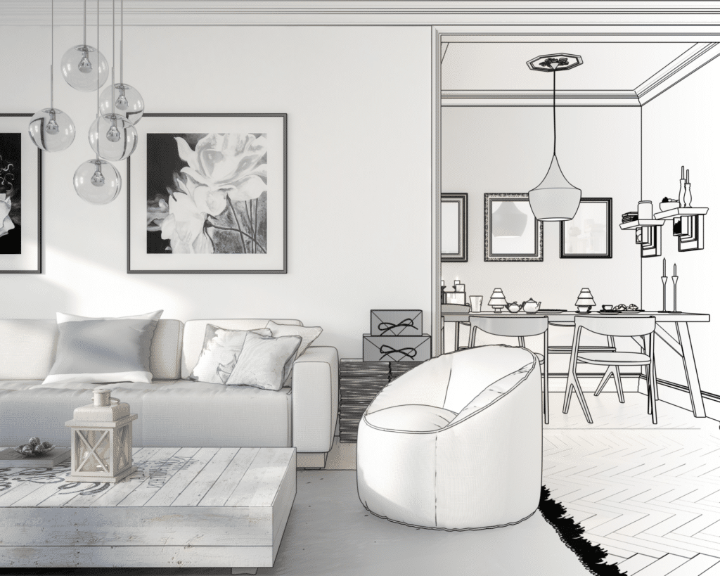 Plan d'aménagement intérieur avec SketchUp