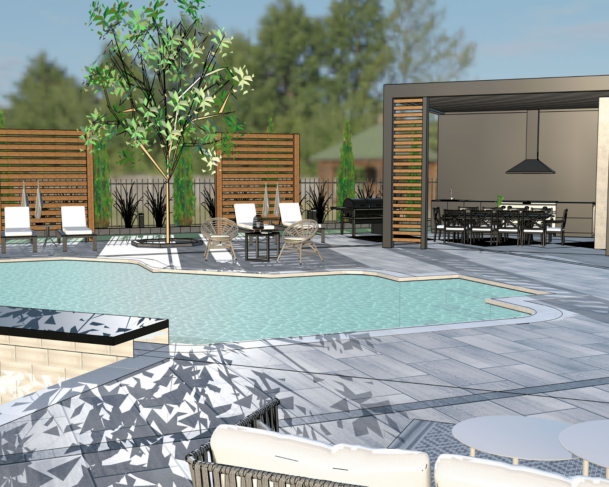 Jardin 3D SketchUp