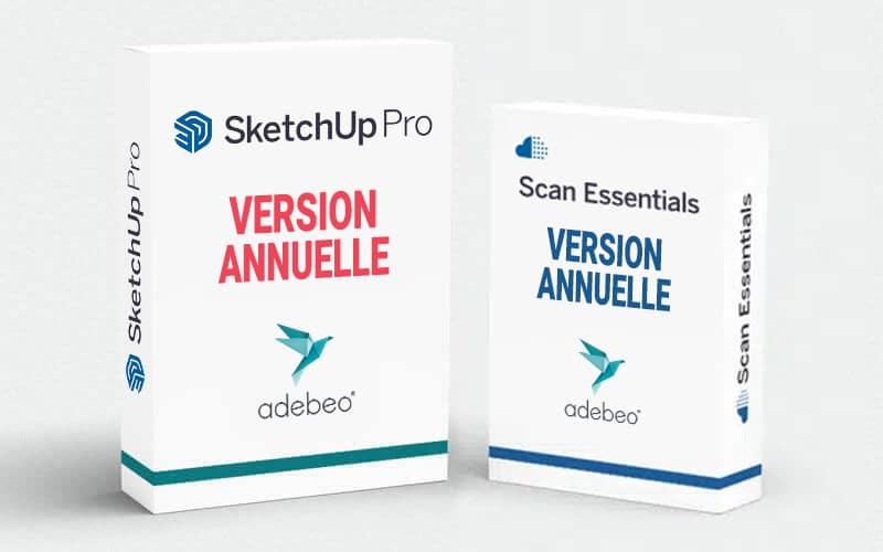 SketchUp ProScan avec SketchUp Pro et Scan Essentials